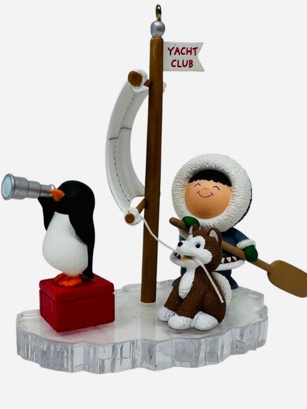 2003 Yacht Club (Frosty Friends) VINTAGE Hallmark Ornament Christmas Ice Pingui